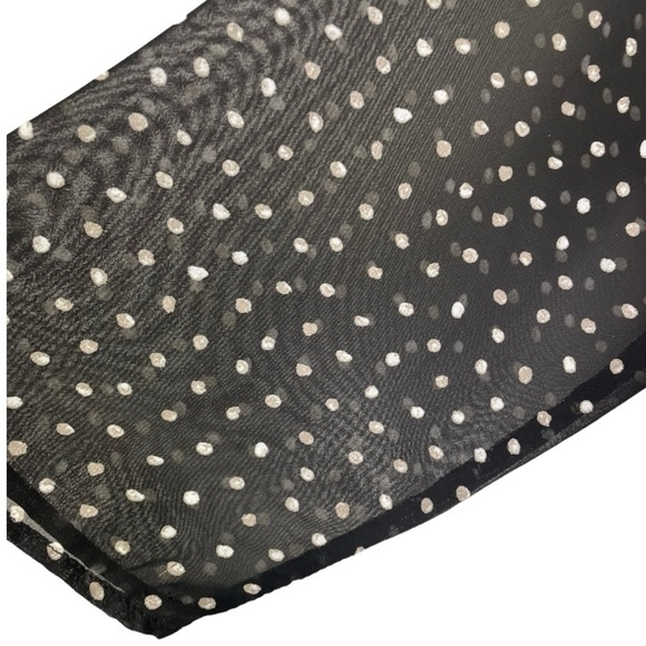 Travelers By Chicos Women’s Asymmetrical Polka Dot Blouse - Picture 3 of 4